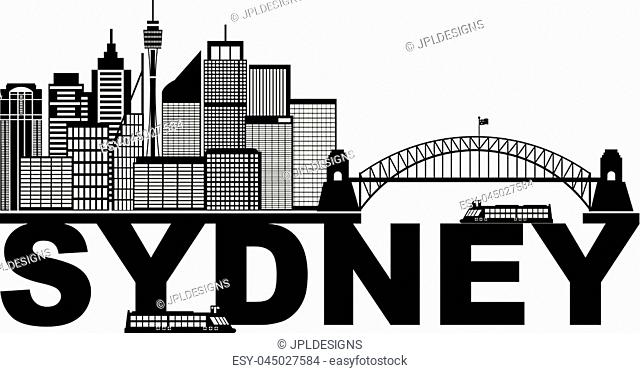 640x373 Outline Drawing Sydney Stock Photos And Images Age Fotostock