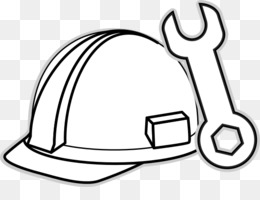 260x200 hard hats clip art drawing white hard hat