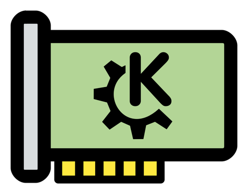 500x392 Vector Drawing Of Primary Hardware Kde Icon