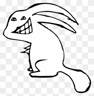 320x328 Domestic Rabbit Hare European Rabbit Line Art