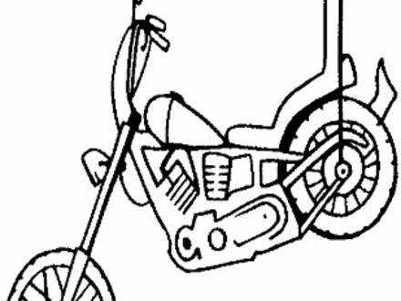 440x330 Harley Davidson Coloring Pages, Colours Drawing Wallpaper