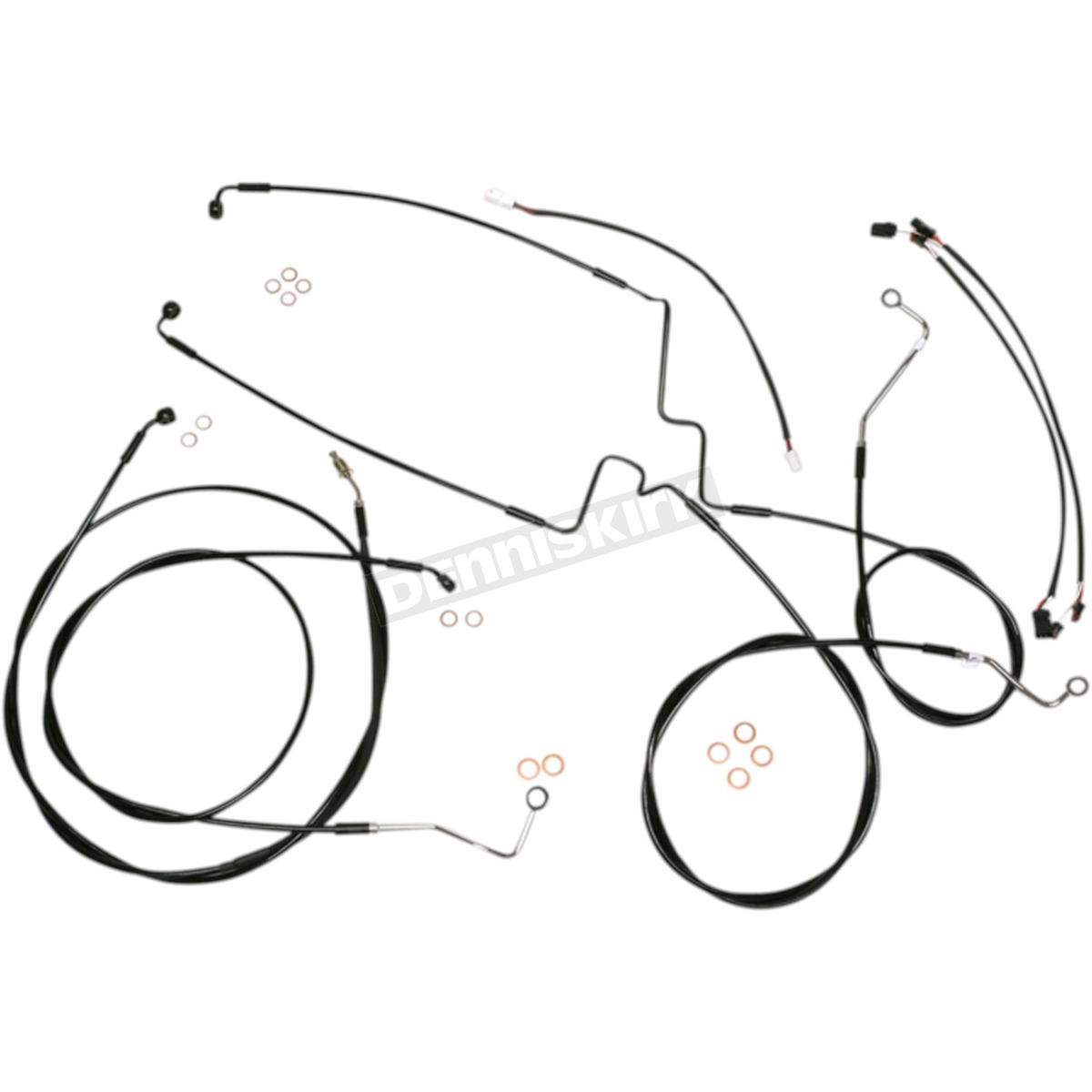 1200x1200 Magnum Black Vinyl Xr Handlebar Installation Kit For Use