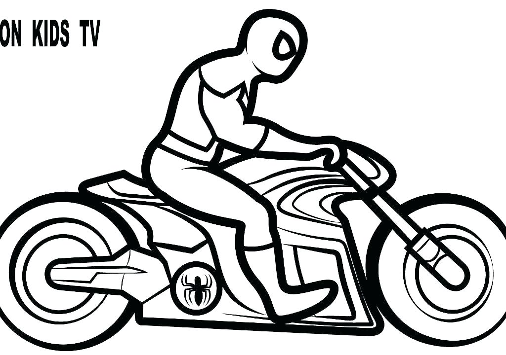 1024x720 Motorbike Coloring Pages Motorcycles Drawing At Free For Personal