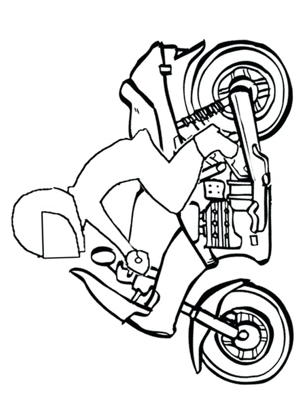 600x850 Motorbike Coloring Printable Motorcycle Coloring Book Pages