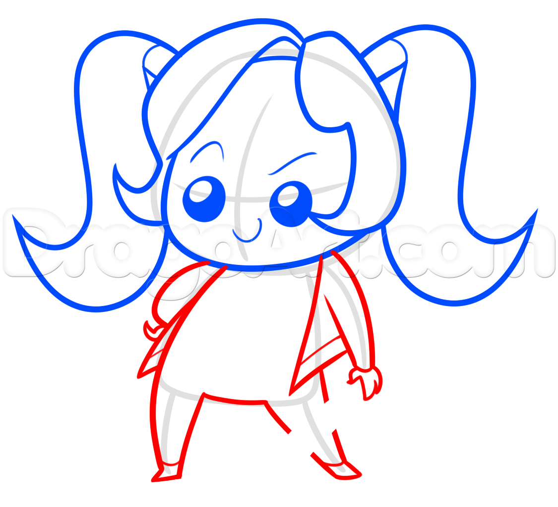 1125x1024 Step Draw Kawaii Harley Quinn