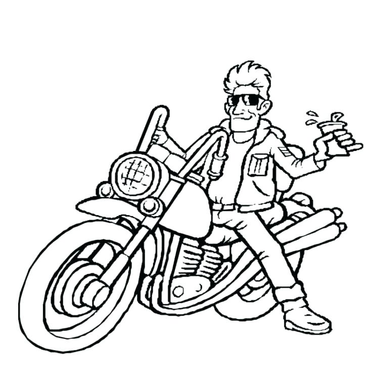 736x725 Harley Davidson Coloring Book Coloring Cartoon Police Car Free