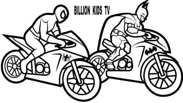 585x329 Harley Davidson Motorcycle Coloring Pages To Print