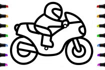 210x140 Tag Easy Harley Motorcycle Drawings