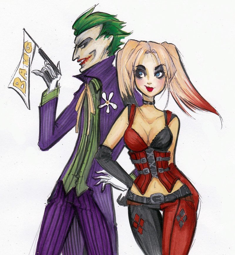 800x866 The One And Onlyharley Quinn! Joker And Harley