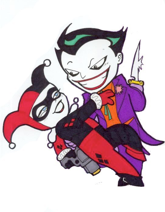 543x697 f!yeah joker and harley eccentricass the joker and harley quinn