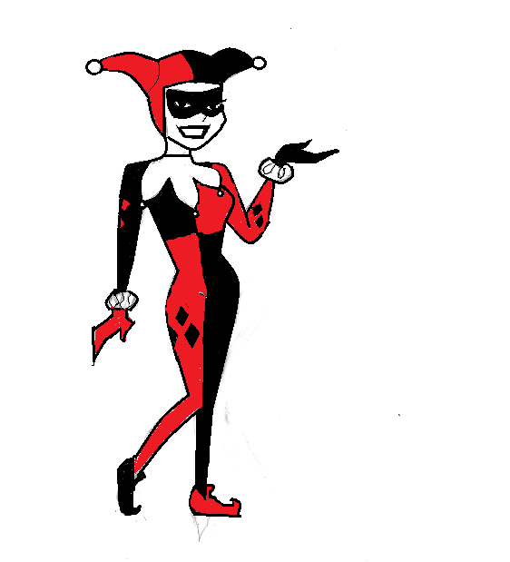 562x619 harley quinn my computer drawing harley quinn fondo