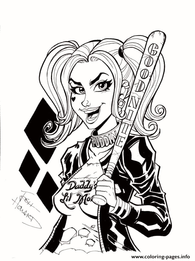 768x1024 Joker And Harley Quinn Coloring Pages Luxury Gallery Lovely