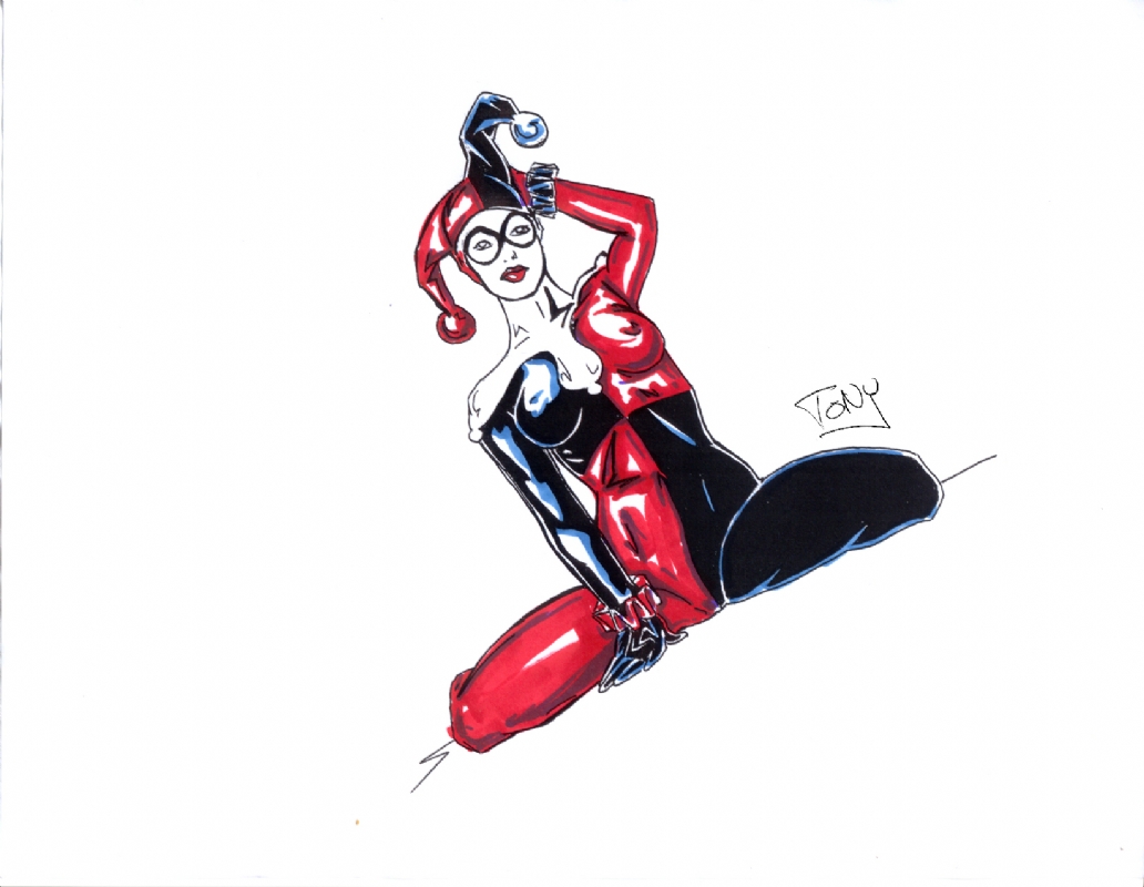 1032x800 Harley Quinn, In Ball Tony's Injustice Gang