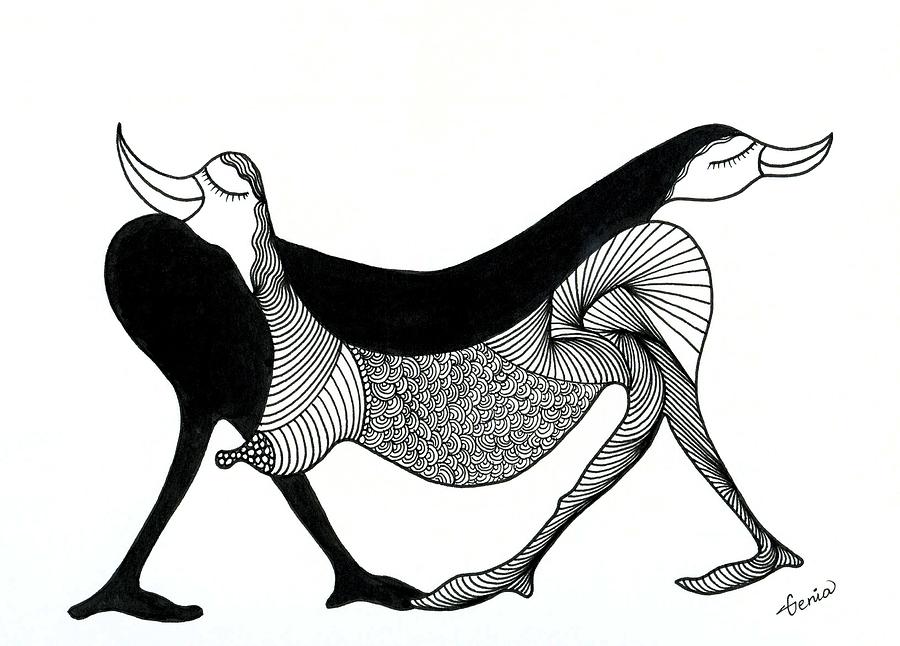 900x646 The Harmony Of Love Drawing