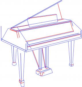 286x302 Drawing Printout How To Draw A Piano