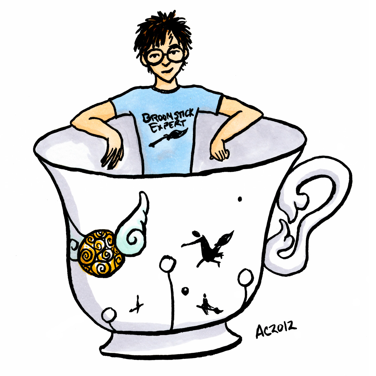 1200x1200 Teacup Potter Antemortem Arts Fine Art Custom Paintings