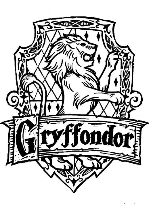 518x713 Hogwarts Drawing Lion For Free Download