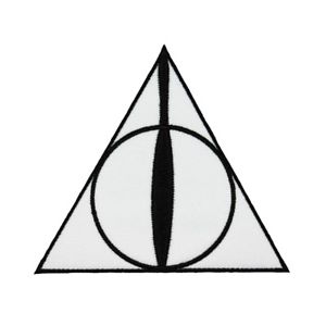 300x300 Harry Potter Deathly Hallows Symbol Patch Master Licensed
