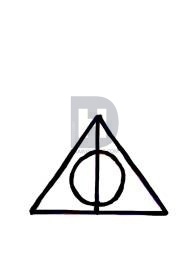 192x256 How To Draw The Deathly Hallows Symbol, Step
