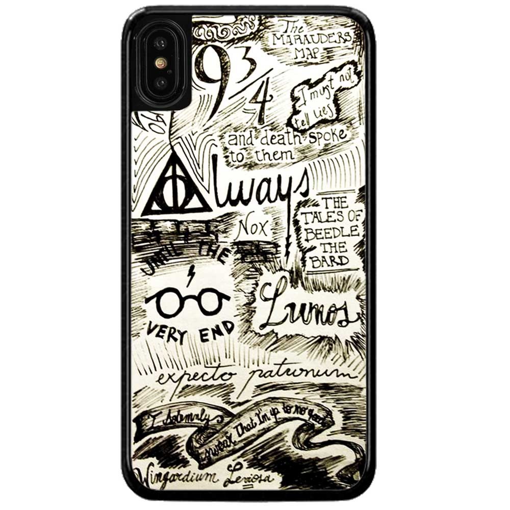 1000x1000 Harry Potter Drawings Iphone X Case