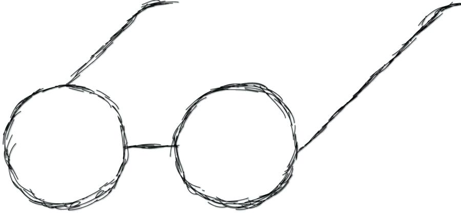 900x420 Glasses Drawing Art Artist Drawing Sunglasses And Earbuds Art