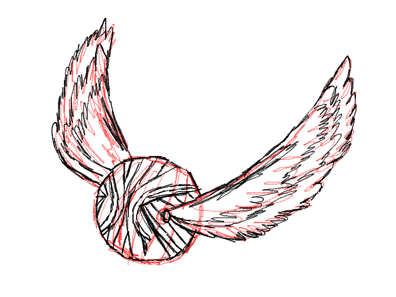 800x600 Golden Snitch Drawing