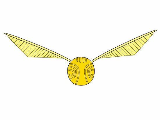550x413 How To Draw The Golden Snitch From Harry Potter Steps Or How