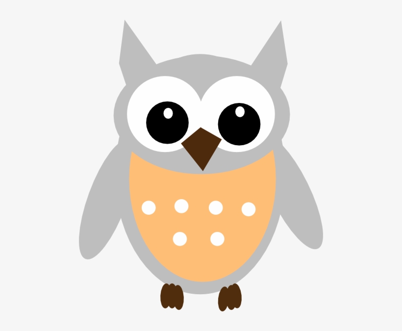 820x675 How To Set Use Light Orange Gray Owl Vector