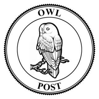 320x320 Owl Post Seal Bw Photo