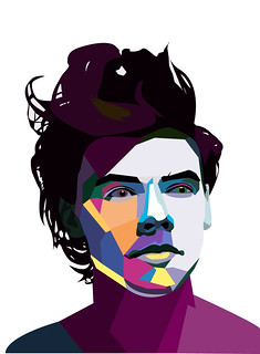 235x320 harry styles portrait designed in adobe illustrator liz