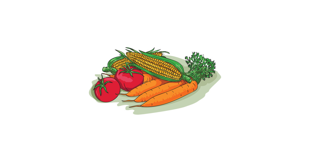 1200x630 Vegetable Garden Crop Harvest Drawing