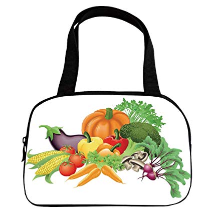 425x425 Iprint Vogue Small Handbag Pink, Harvest, Cartoon