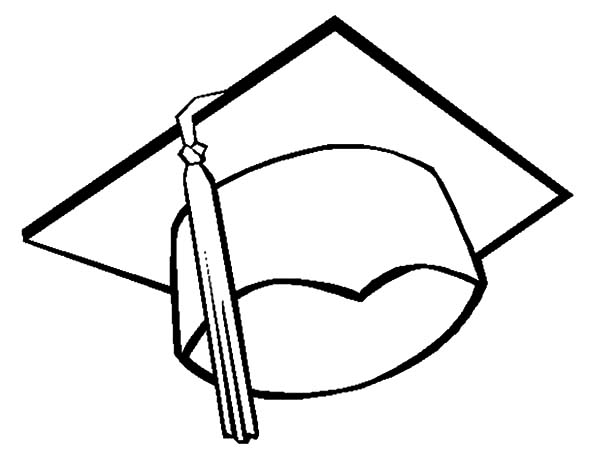 600x462 Graduation Hat Drawing