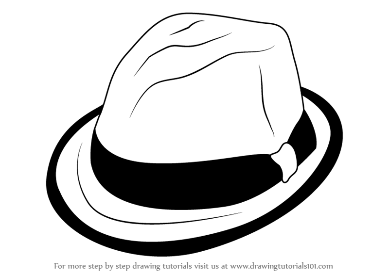 800x567 Learn How To Draw A Hat With Ribbon