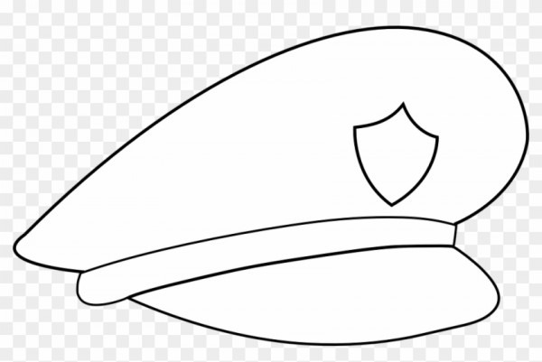 600x401 Huge Collection Of 'police Hat Drawing' Download More Than