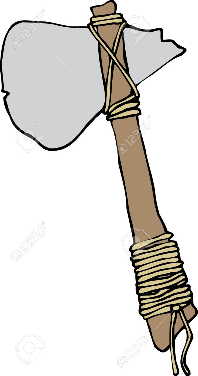 687x1300 indian hatchet clipart