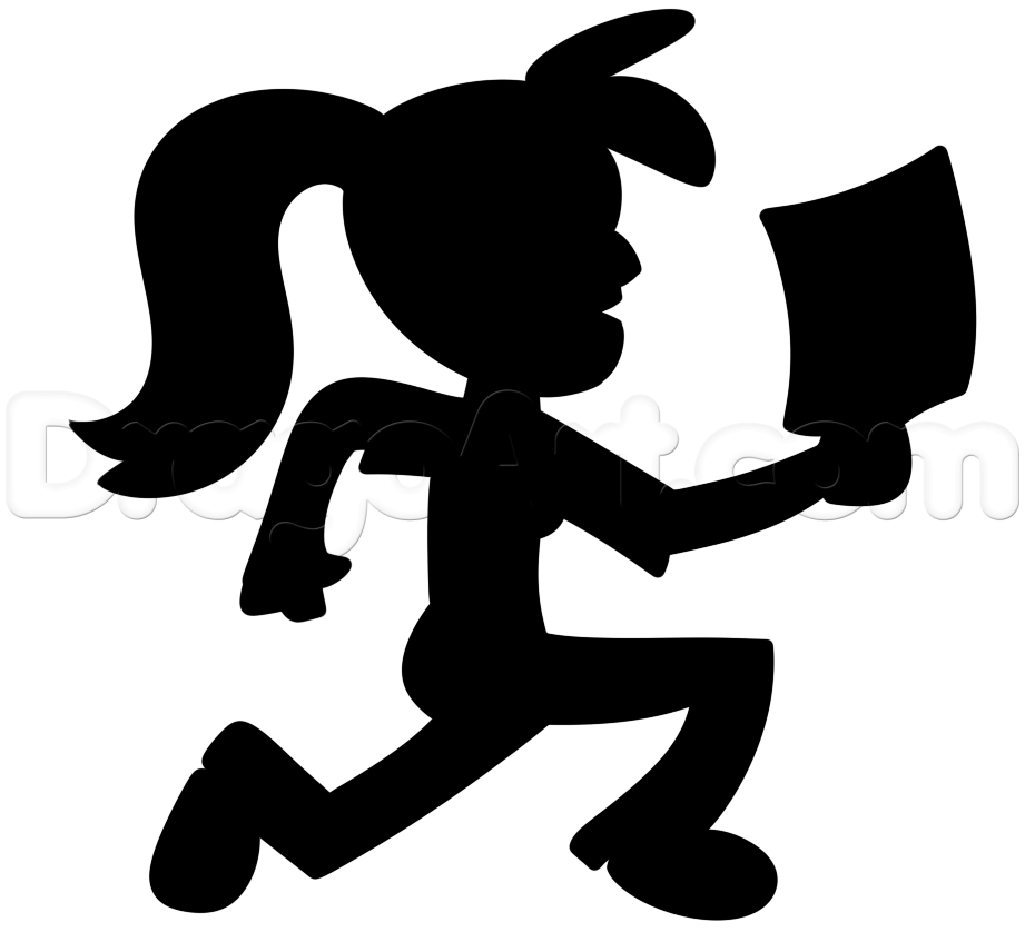 921x856 step how to draw hatchet girl