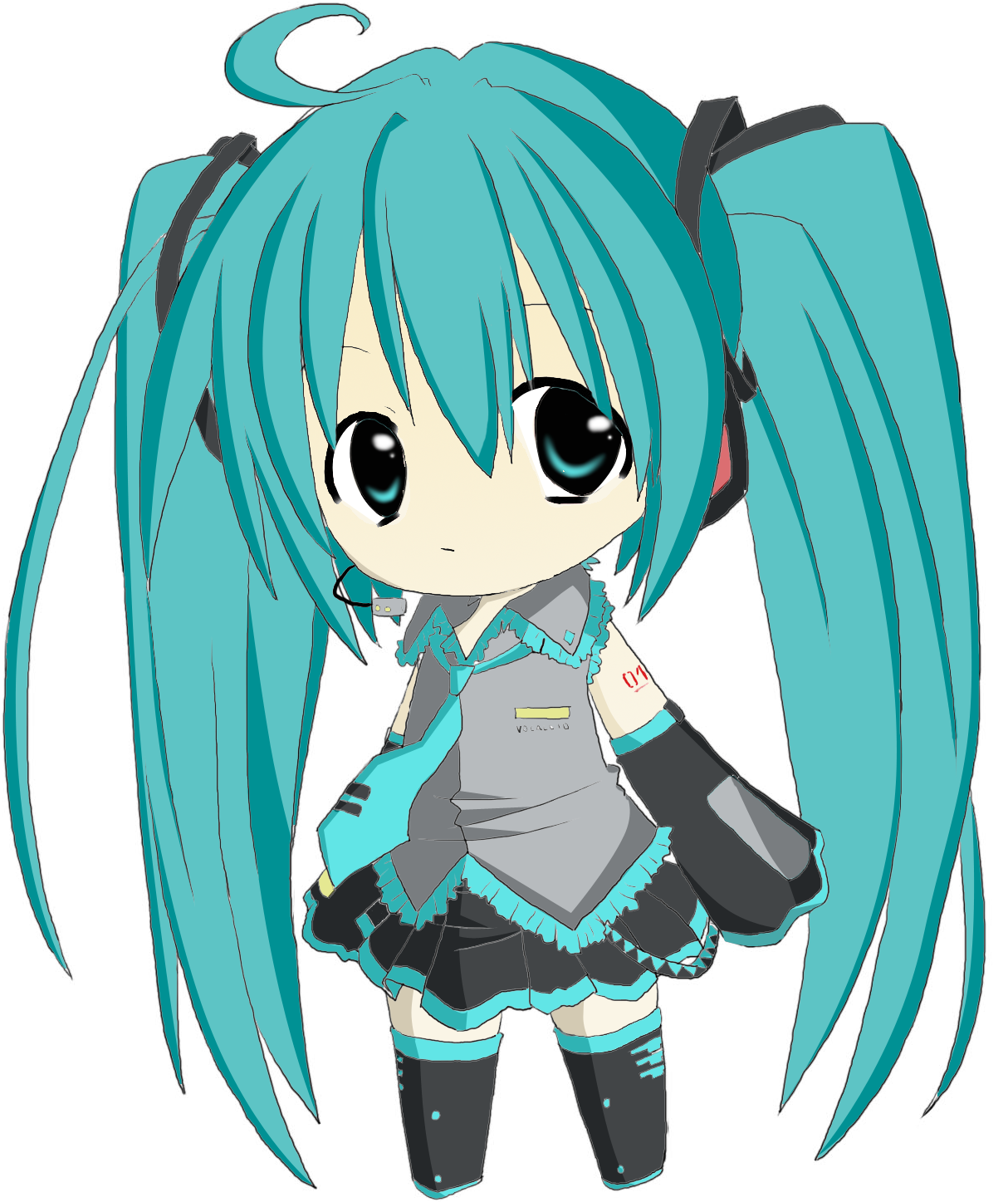 1214x1447 Hatsune Miku Chibi Gtvocaloidlt Anime, Hatsune Miku, Manga Anime