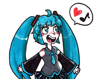 340x270 Hatsune Miku Drawing Etsy