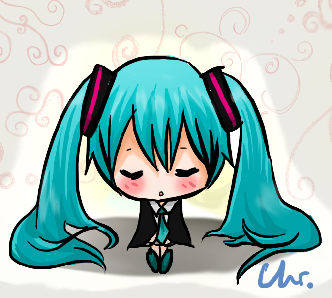 675x605 How To Draw Hatsune Miku Chibi