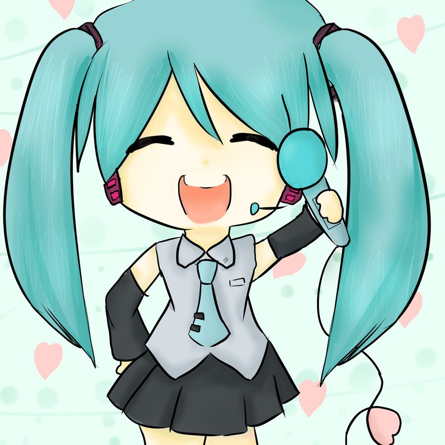 900x900 Drawing Chibi Hatsune Miku