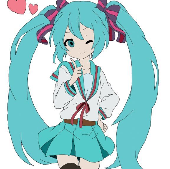 576x573 How To Draw Hatsune Miku Anime Amino