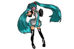 300x200 How To Draw Hatsune Miku
