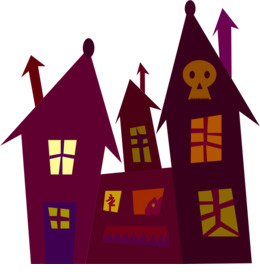260x280 Download Haunted House Silhouette Clipart Haunted House Silhouette