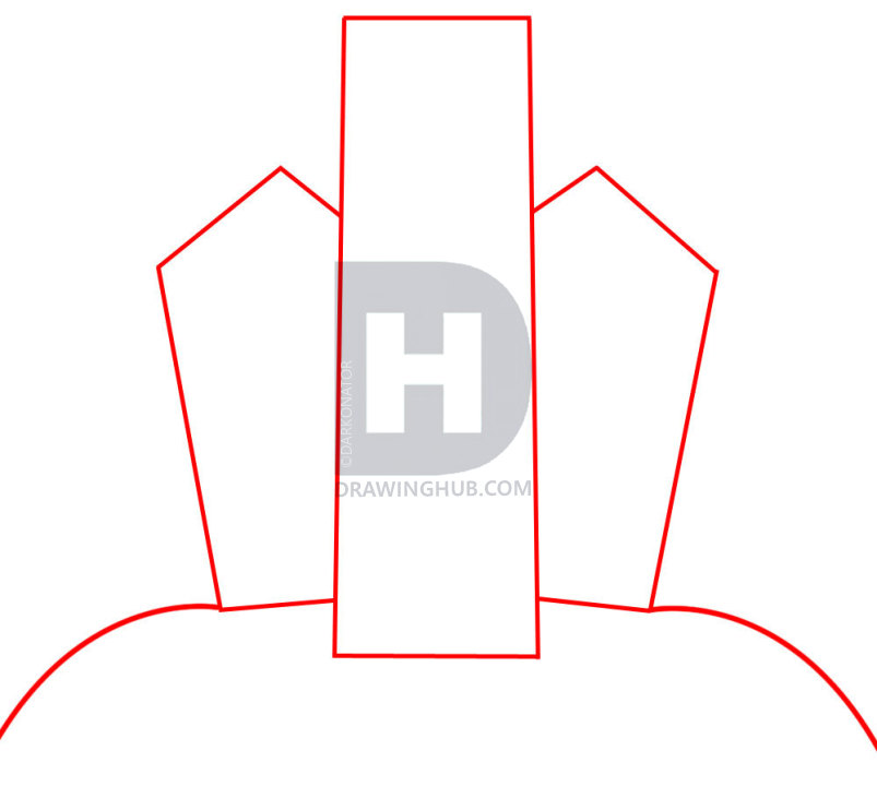 803x720 How To Draw A Haunted House, Step