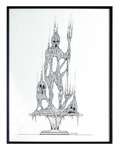 471x608 See These Rare Disneyland 'museum Of Weird' Concept Drawings Gma