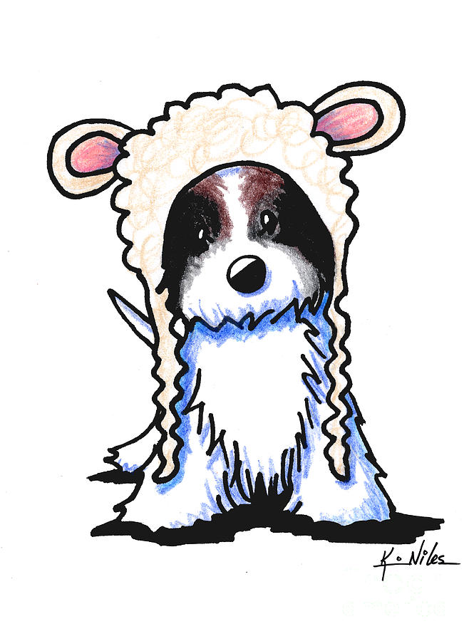 665x900 Coton De Tulear Drawing