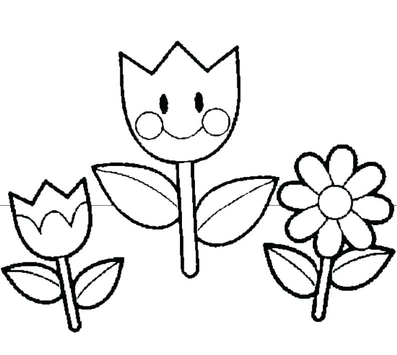 792x708 Coloring Pages Flower