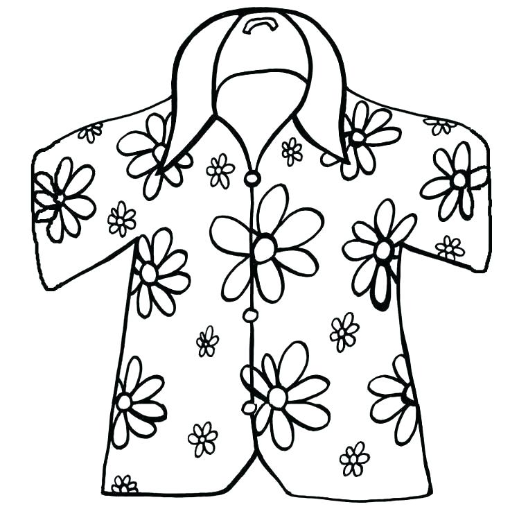 736x747 Coloring Pages State Hawaiian Hawaii Flower