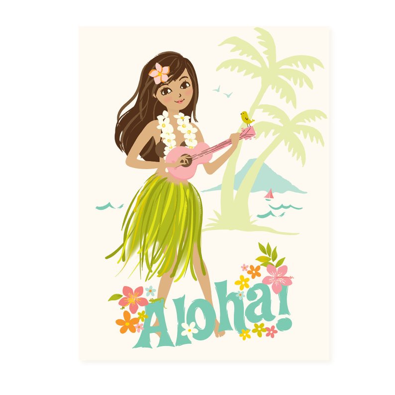794x794 Hawaii Wall Art Aloha Hawaiian Hula Girl Nursery Art For Etsy